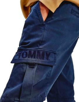 Pantalones Tommy Jeans Scanton Cargo Jogger marino hombre