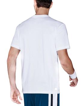 Camiseta Lacoste Sport TH7618 blanco hombre