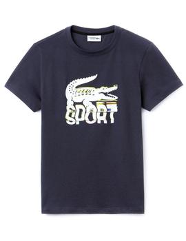 Camiseta Tenis Lacoste Sport TH9474 gris hombre