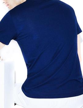 Camiseta Tenis Lacoste Sport TH9474 azul hombre