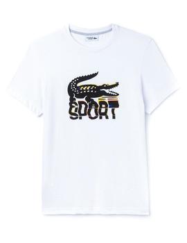 Camiseta Tenis Lacoste Sport TH9474 blanco hombre