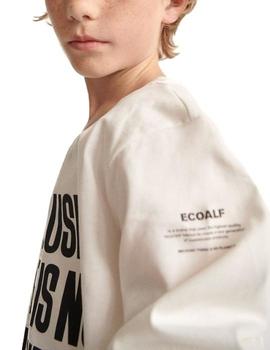 Camiseta Ecoalf Because blanco niño