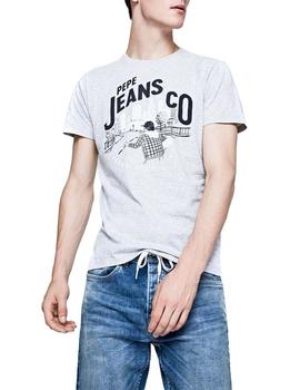 Camiseta Pepe Jeans Bruno gris hombre