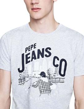 Camiseta Pepe Jeans Bruno gris hombre