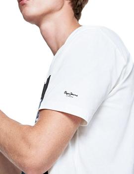 Camiseta Pepe Jeans Heydon blanco hombre
