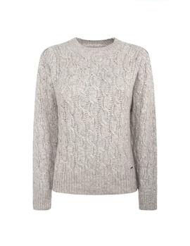 Jersey Pepe Jeans Cecile beige mujer
