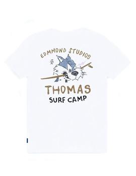 Camiseta Edmmond Thomas Surf Blanco