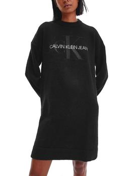 Vestido Calvin Klein Jeans Lofty Monogram negro mujer