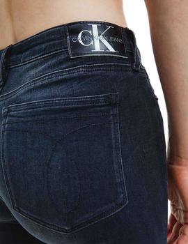 Vaqueros Calvin Klein Jeans Mid Rise Skinny índigo mujer