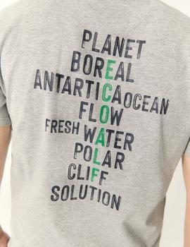 Camiseta Ecoalf Antarta gris hombre