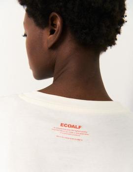 Camiseta Ecoalf Bib blanco mujer