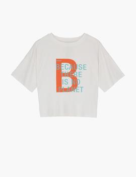 Camiseta Ecoalf Bib blanco mujer