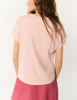 Camiseta Ecoalf Rio rosa mujer