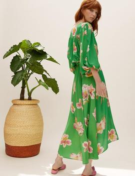 Vestido Lola Casademunt by Maite Flores verde mujer