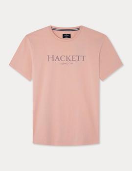 Camiseta Hackett LDN Tee rosa hombre