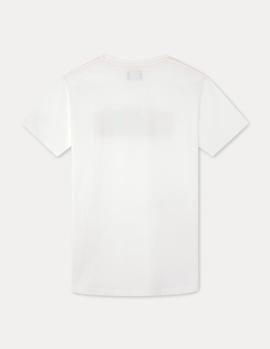 Camiseta Hackett Seaweed Print blanco hombre