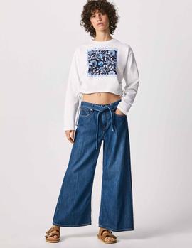 Vaqueros Pepe Jeans Hailey Comfy Wide Fit azul mujer
