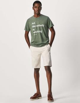 Camiseta Pepe Jeans Ailm verde hombre