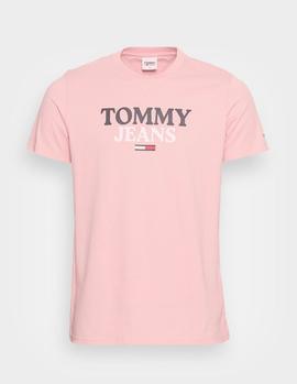 Camiseta Tommy Jeans Entry Graphic rosa hombre