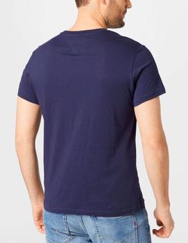 Camiseta Tommy Jeans Essential Flag marino hombre