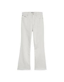Vaqueros Tommy Jeans Harper Flare Ankle blanco mujer