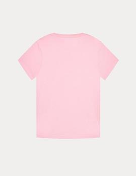 Camiseta Ralph Lauren Cotton Jersey rosa niño