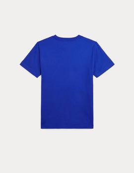 Camiseta Ralph Lauren Logo azul niño