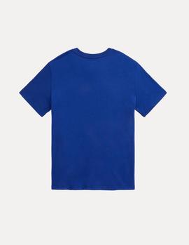 Camiseta Ralph Lauren Polo Bear azul niño