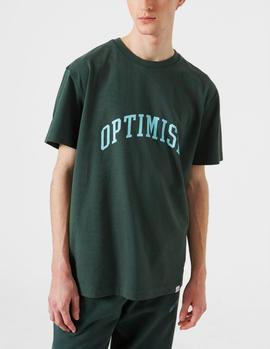 Camiseta Edmmond Optimism verde hombre
