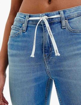 Vaqueros CK Jeans Mid Rise Skinny azul mujer