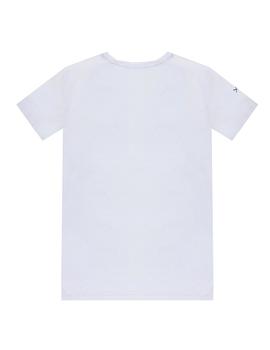 Camiseta elPulpo Silhouette Colours blanco niño