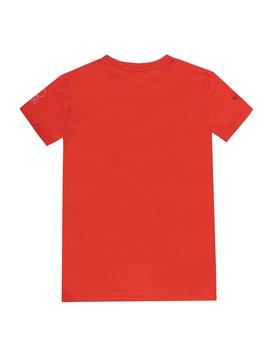 Camiseta elPulpo Towel rojo niño