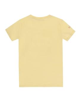 Camiseta elPulpo Sixties amarillo niño