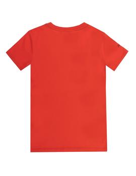 Camiseta elPulpo University LST rojo niño