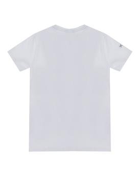 Camiseta elPulpo Patch blanco niño