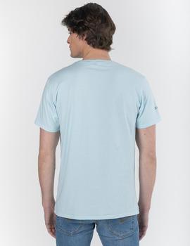 Camiseta elPulpo Silhouette azul claro hombre
