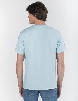 Camiseta elPulpo University LST. Ocean azul hombre