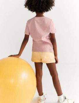 Camiseta Ecoalf Hielo rosa niña