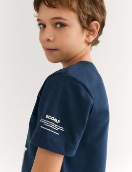 Camiseta Ecoalf Mino índigo niño