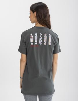 Camiseta elPulpo Urban Flip antracita unisex