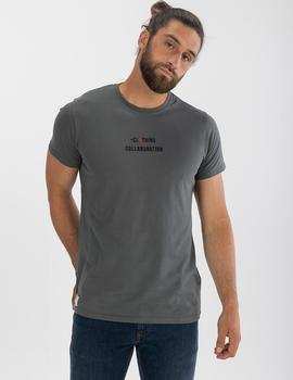 Camiseta elPulpo Urban Flip antracita unisex