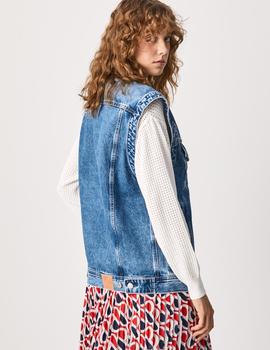 Chaleco Pepe Jeans Ally azul mujer