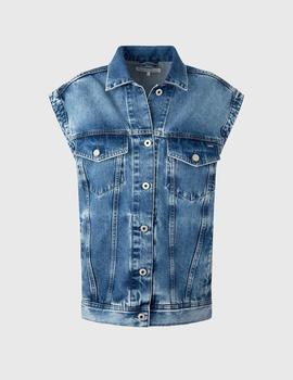 Chaleco Pepe Jeans Ally azul mujer