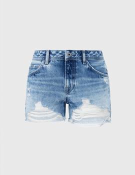 Shorts Pepe Jeans Trasher azul mujer