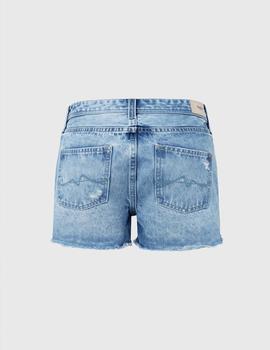 Shorts Pepe Jeans Trasher azul mujer