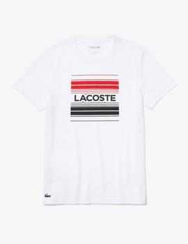 Camiseta Lacoste Sport TH0851 blanco hombre