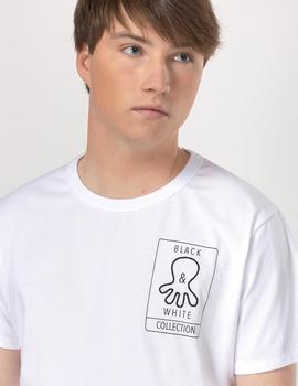 Camiseta elPulpo Marshmallow blanco hombre