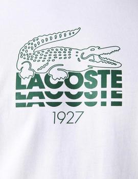 Camiseta Lacoste TH1228 blanco hombre