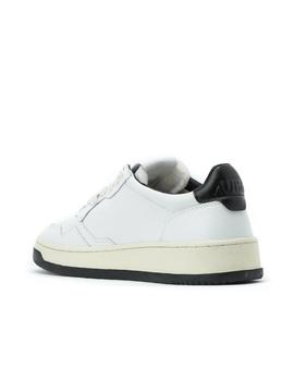 Deportivas Autry 01 Medalist Low Leather blanco/negro mujer