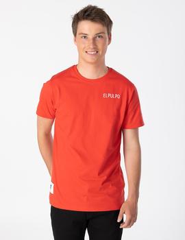 Camiseta elPulpo Colourful Triple Icon rojo hombre